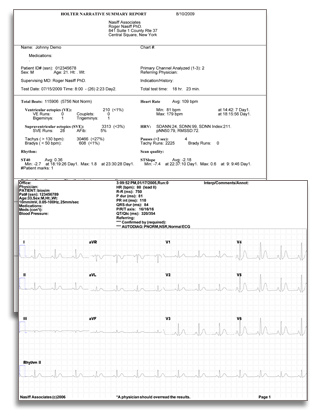 Nasiff Associates Holter and ECG Report